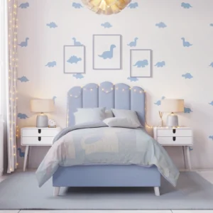 Dinos Kids Bedroom Front Powder Blue