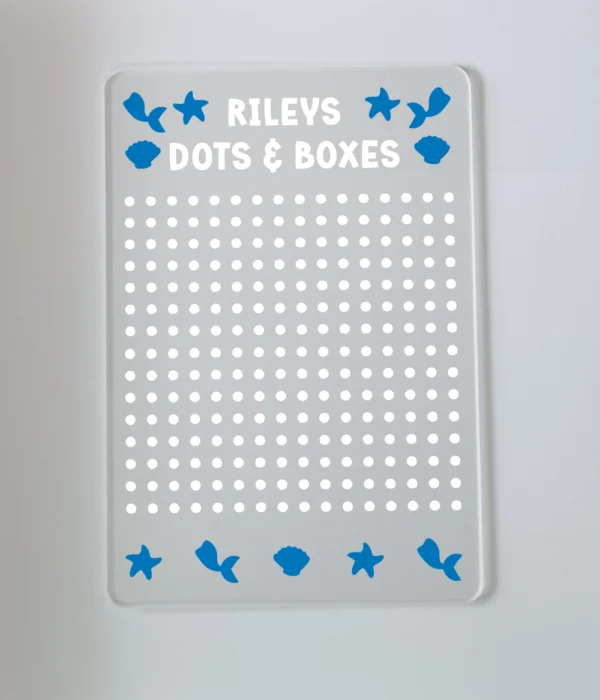 Dots & Boxes Mermaid Sky Blue