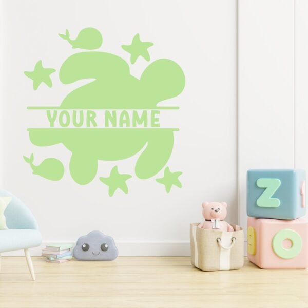 Matching Name Decals Under the Sea Mockup Key Lime Pie