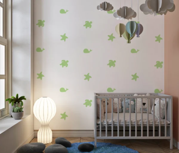 Under the Sea Mockup Babies Room Key Lime Pie