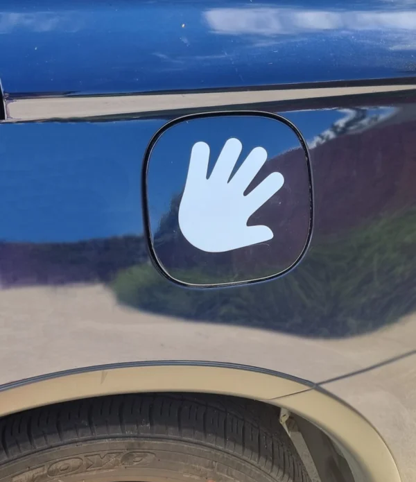 Hand Car Decal Front on