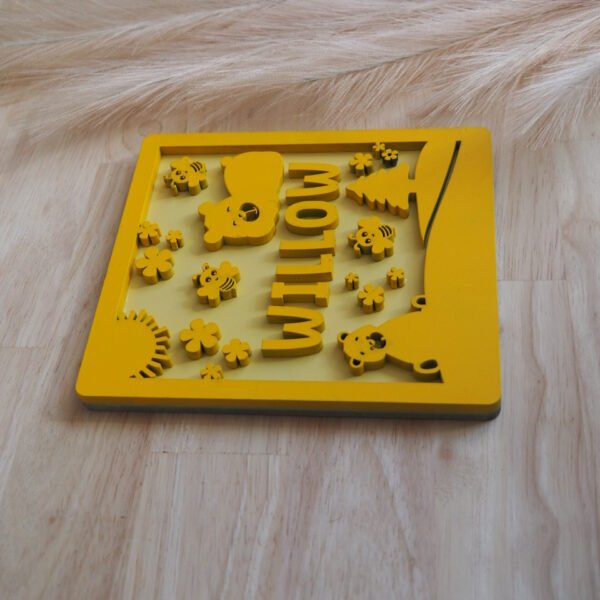 Bear Name Board Side