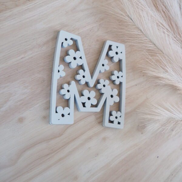 Flower Letters Single Layer Side