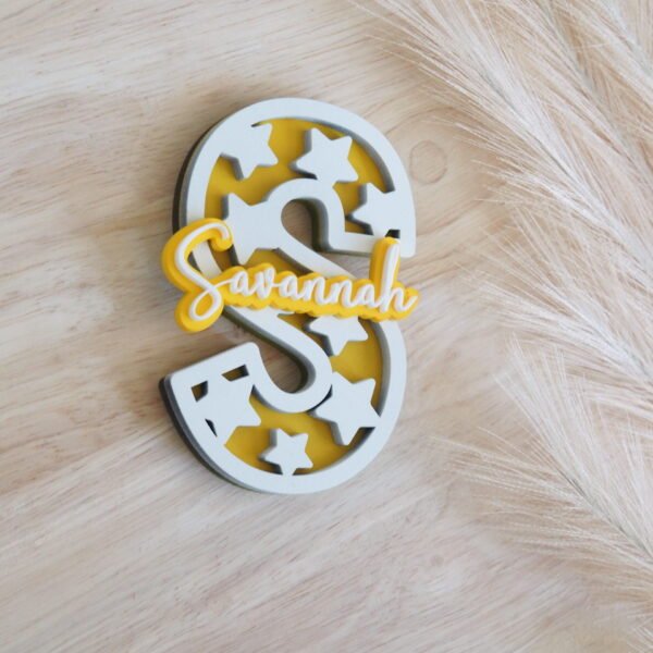 Star Layered Monogram Side
