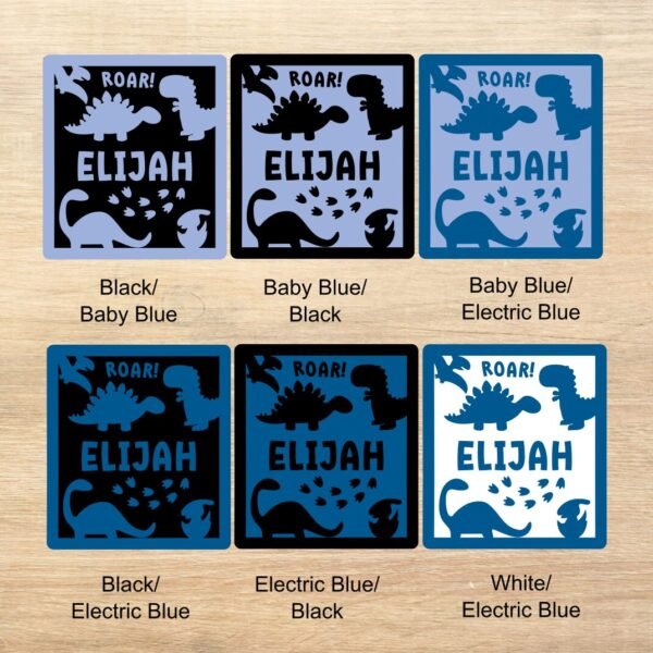 Character Board Dinos Blues