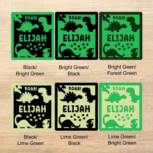 Character Board Dinos Greens