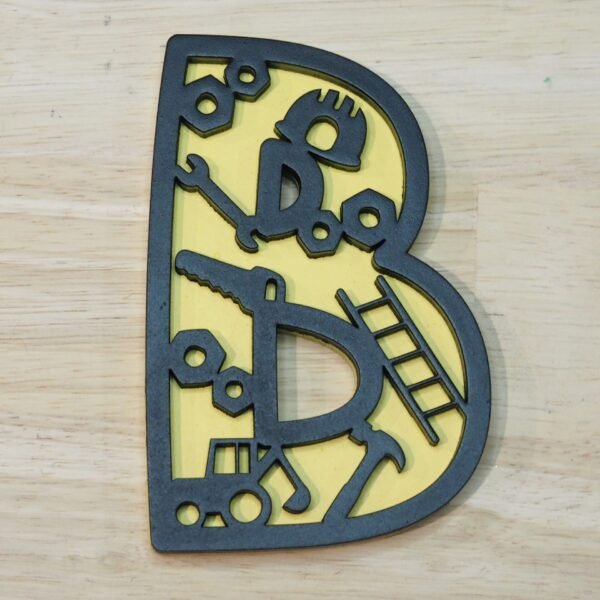 Construction Layered Letters Main