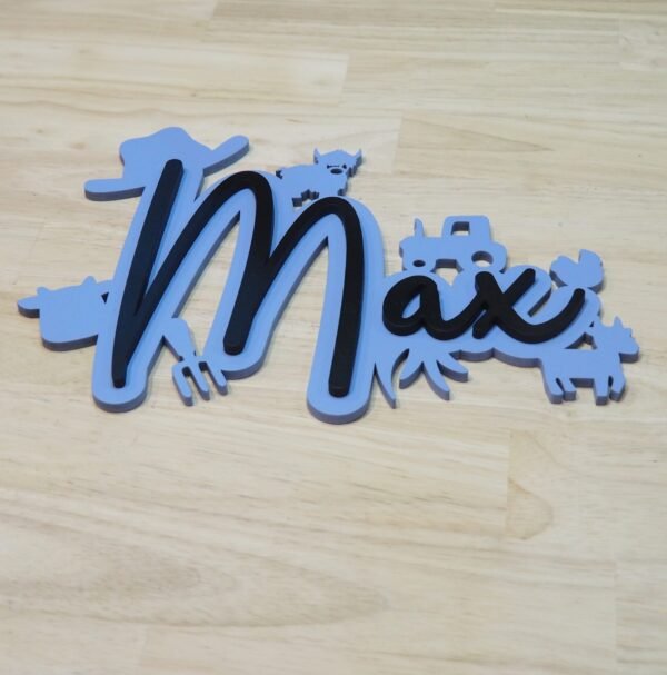 Farm Personalsied Name Wall Decor Front