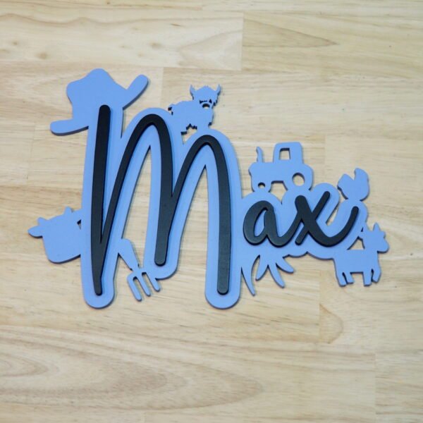 Farm Personalsied Name Wall Decor Top