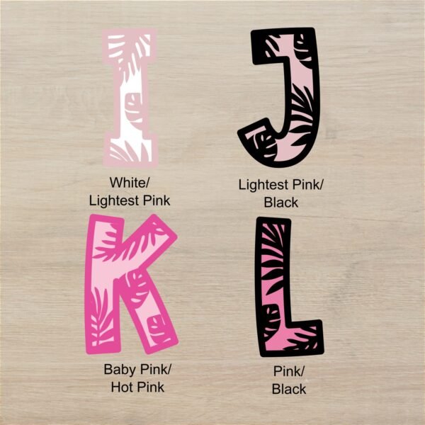 Leaf Layered Letters I L