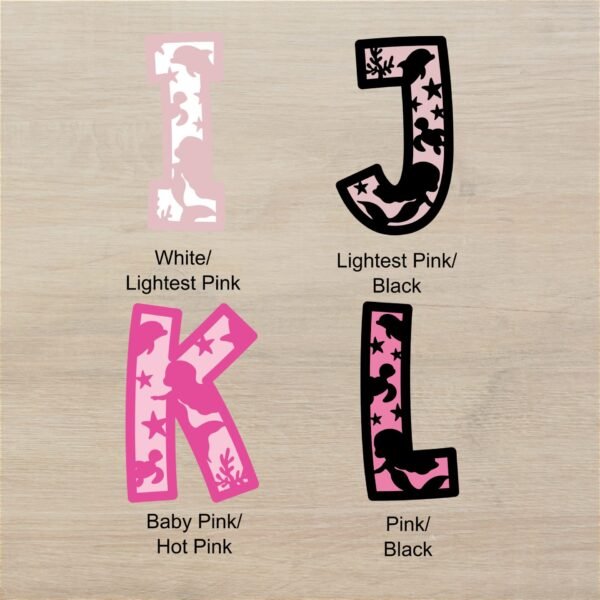 Mermaid Layered Letters I L