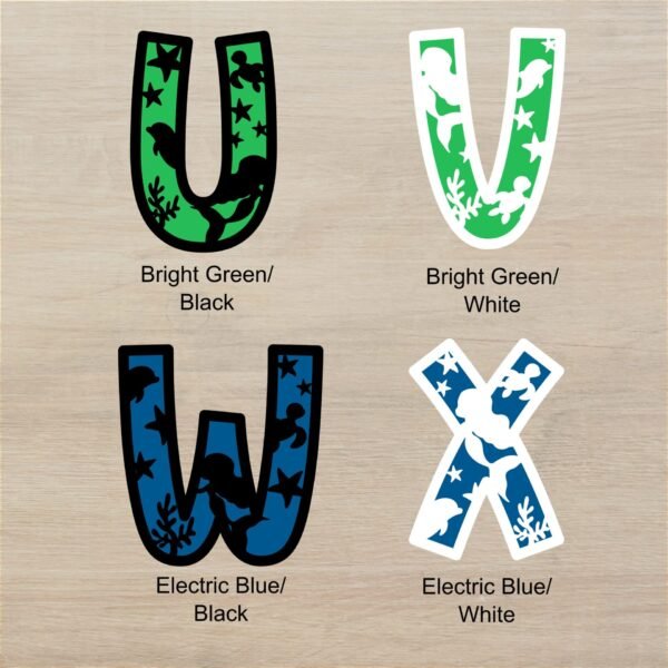 Mermaid Layered Letters U X