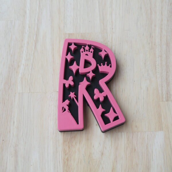 Princess Layered Letters Front