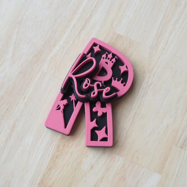 Princess Layered Monogram Right