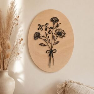Brithflower Bunch Okoume Ply Backer Frameless