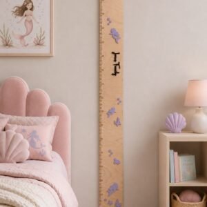 Mermaid Height Chart On Wall